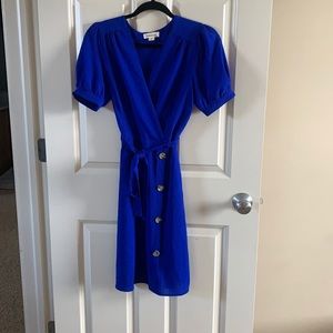 Blue dress